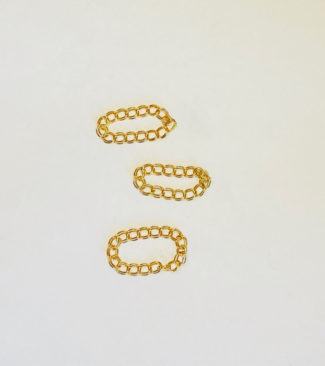 Double Link Chain Stacking Ring